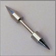 Barbell mit Rollen und Spitzen Barbell mit Rollen und Spitzen
