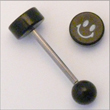Barbell Smily mit Titanstab Barbell Smily mit Titanstab